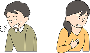 図4. 好酸球数の増加による症状
